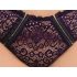 Cottelli Plus Size - przezroczysty zestaw biustonoszy (fioletowy)