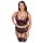 Cottelli Plus Size – zestaw biustonosza (czerwony)