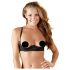 Cottelli - Podstawowy biustonosz push-up (czarny) - 85B
