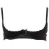 Cottelli - biustonosz typu push-up - basic - czarny - 85B