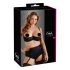 Cottelli Plus Size - biustonosz push-up (czarny)