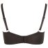 Cottelli Plus Size - usztywniany biustonosz push-up (czarny)