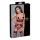 Cottelli Bondage - Matowy, koronkowy biustonosz typu push-up (czerwony) - M