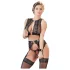 Cottelli Bondage - zestaw bielizny koronkowej 4-częściowy - L