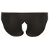 Cottelli Plus Size - koronkowe, otwarte majtki (czarne)