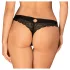 Obsessive Chemeris - stringi damskie - koronka - czarne - M/L