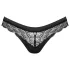 Obsessive Chemeris - stringi damskie - koronka - czarne - M/L