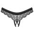 Obsessive Chemeris - stringi otwarte (czarne) - M/L