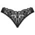 Obsessive Donna Dream - koronkowe otwarte stringi (czarne)