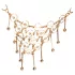 Cottelli - stringi otwarte z ozdobą - czarne (S-L)