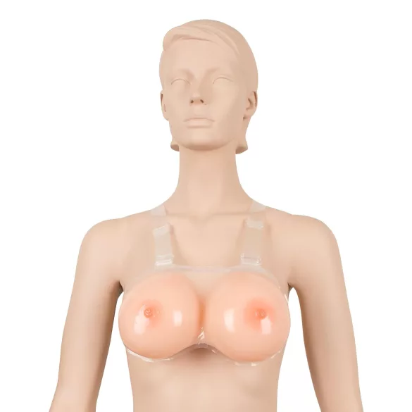 Cottelli - silikonowe piersi do przypięcia push-up 2x600g