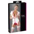 Cottelli - Uroczy top pielęgniarki z podwiązkami - XL