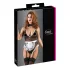 Cottelli - body pokojówki - sekcja otwarta - czarny - XL