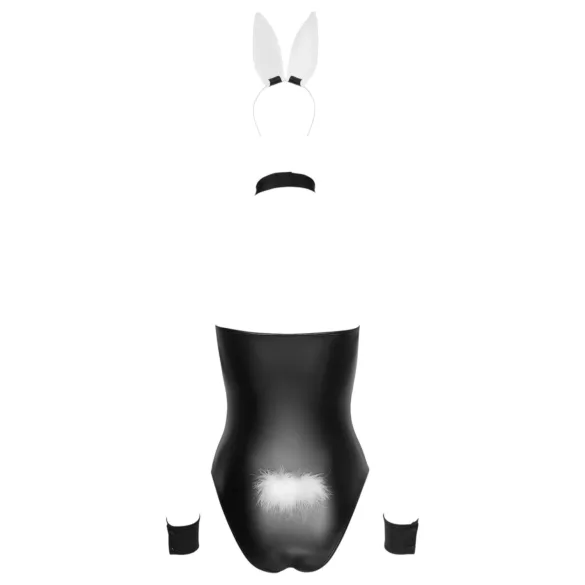 Cottelli Bunny - kostium króliczka - błyszczący, seksowny, 5 elementów