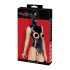 Bad Kitty - otwarty body z maską do oralnych przygód (czarny) - XL