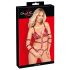 Bad Kitty - obcisłe czerwone body z ćwiekami