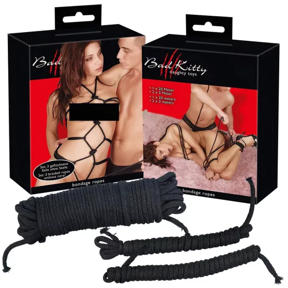Bad Kitty - zestaw lin do bondage