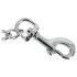 ZADO - podwójny metalowy karabinek i łańcuch (15cm)