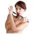 Bad Kitty - kaganiec z silikonowym dildo - silikon - czarny