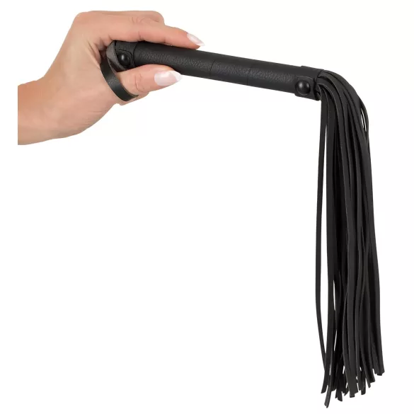 Bad Kitty - zestaw do krępowania z eko skóry na rzepy 8 sztuk - czarny