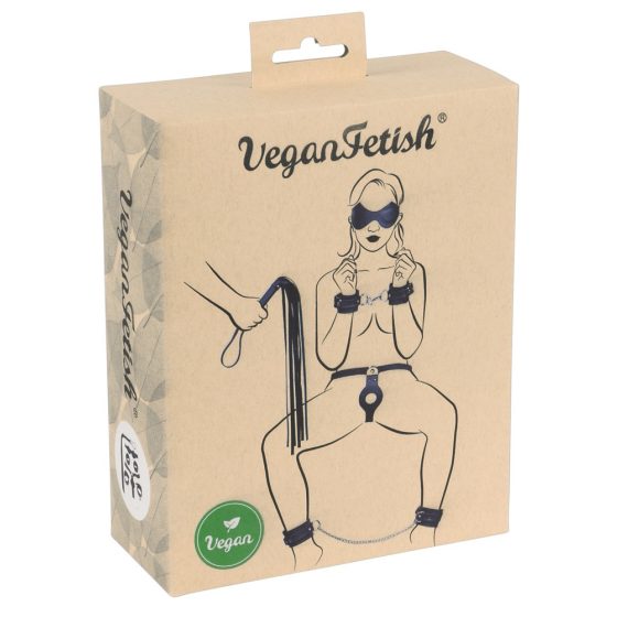 Vegan Fetish - zestaw do wiązania (7 sztuk) - czarny