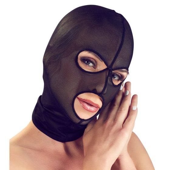 Bad Kitty - siatkowa maska na głowę (czarna)
