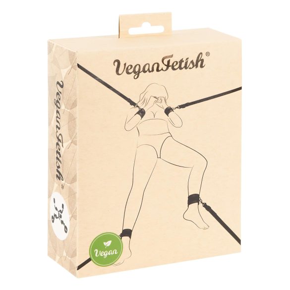 Vegan Fetish - zestaw do łóżka (czarny)