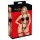 Bad Kitty - otwarte body z paskami (czarne)
