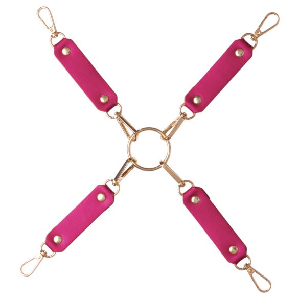 Bad Kitty - zestaw do bondage - 7 elementów - czerwony