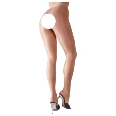 Cottelli - jedwabiste pończochy erotyczne (naturalne) - XL