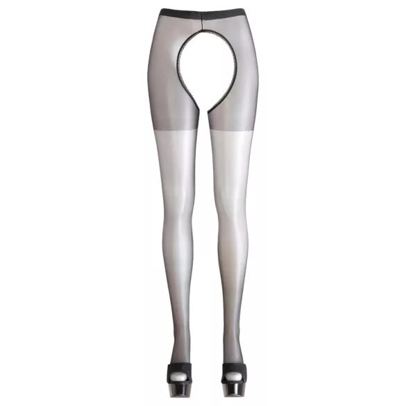 Cottelli - pończochy erotyczne - czarne - L/XL