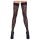 Cottelli Legwear - pończochy w panterkę (czarne) - 5