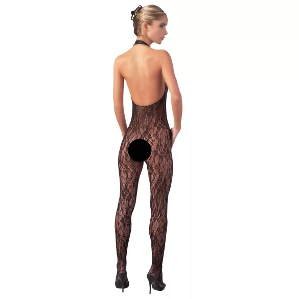 NO:XQSE - kombinezon koronkowy z perełkami - L/XL