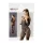 NO:XQSE - bodystocking erotyczny z motywem kwiatowym - czarny S-L