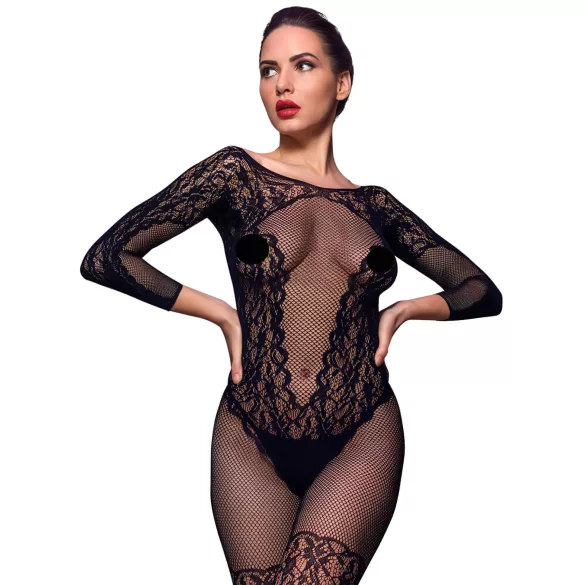 Fifty Shades of Grey - body erotyczne z koronką - czarne