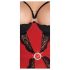 Cottelli - koronkowy top push-up (czerwony) - M