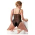 Cottelli Plus Size - body koronkowe - czarne - XXXL