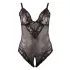 Cottelli Plus Size - body koronkowe - czarne - XXXL