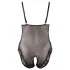 Cottelli Plus Size - body koronkowe - czarne - XXXL