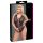 Cottelli Curves Plus Size - przezroczyste koronkowe body (czarne)
