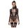Cottelli - przezroczyste body z paskami (czarne) - M