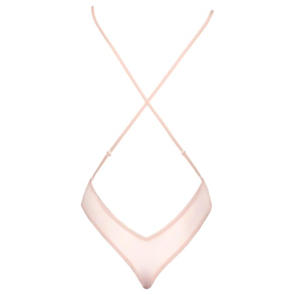 Kissable - body koronkowe - różowy