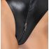 Noir - body z motywem skóry węża (czarny) - XL
