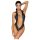 Cottelli Party - czarny body z kołnierzykiem - M/L