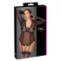 Cottelli Curves - przezroczyste body (czarne)