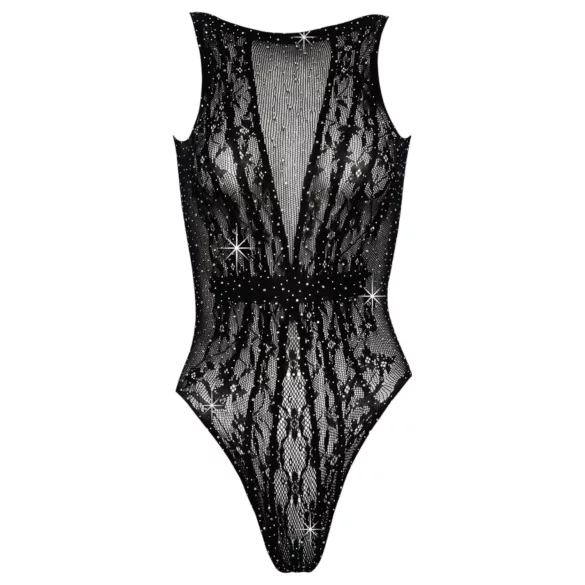 Cottelli Fantasy - czarne body z dżetami (S-L)
