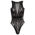 Cottelli - czarne body z cyrkoniami - S-L