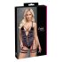 Cottelli - otwarte, paski body (czarne) - M