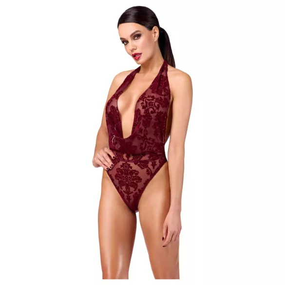 Noir Kink Royal - body damskie - prześwitujące - czerwone - L