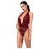 Noir Kink Royal - body damskie - prześwitujące - czerwone - L